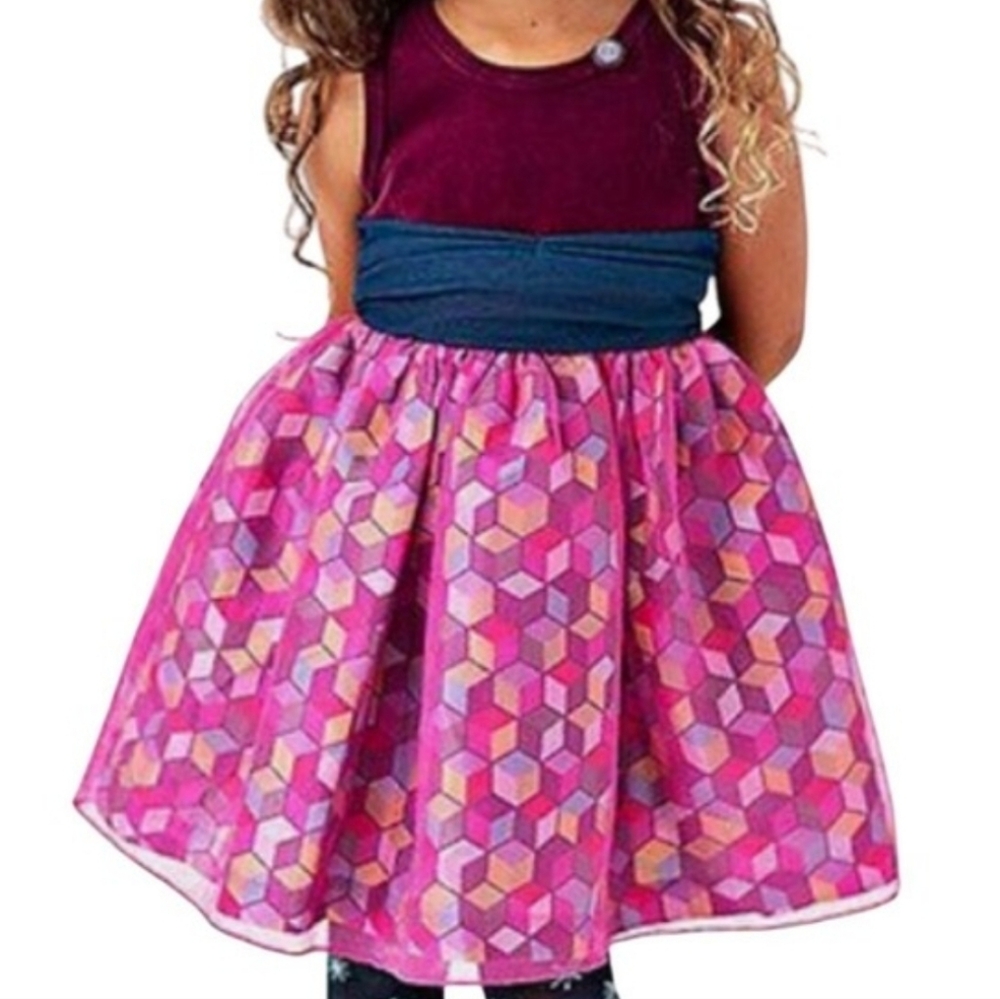 Matilda Jane Miss Fancy Tank Dress Paint By Numbers Size 8